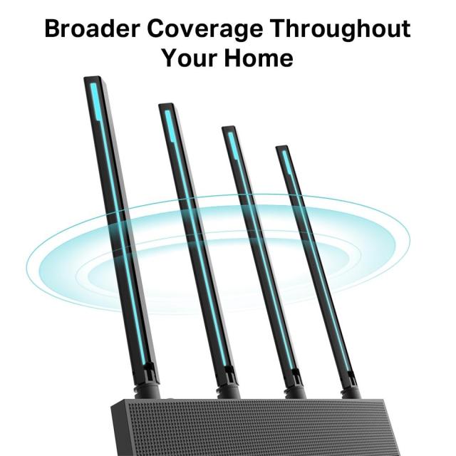 Рутер TP-Link Archer C80 AC1900, 2.4GHz (600 Mbps) / 5GHz (1300 Mbps), Wireless AC, LAN 4 x 1000Mbps, WAN 1 x 1000