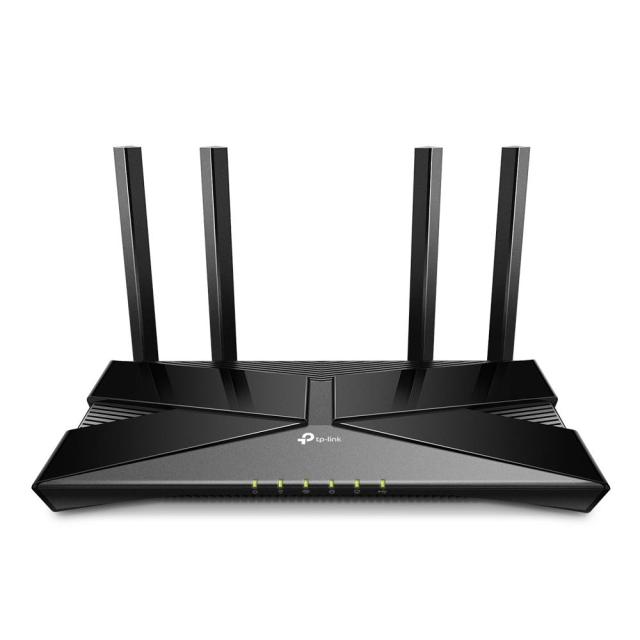 Рутер TP-Link Archer AX20 Dual-Band Wi-Fi 6, 1800Mbps, 2.4GHz (574 Mbps)/ 5GHz (1201 Mbps), Wireless AX, LAN 4 x 10/100/1000, WAN 1 x 10/100/1000, USB 2.0
