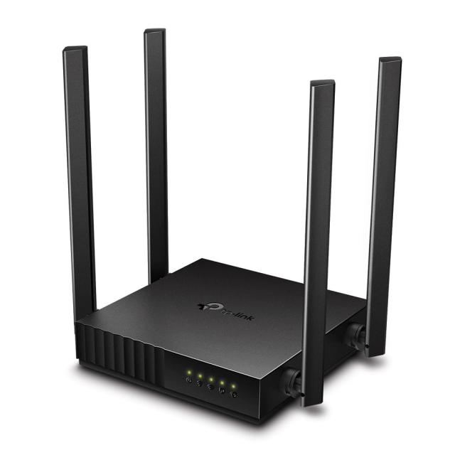 Рутер TP-Link Archer C54 AC1200, 1200Mbps, 2.4GHz (300 Mbps) / 5GHz (867 Mbps), Wireless AC, LAN 4 x 10/100, WAN 1 x 10/100