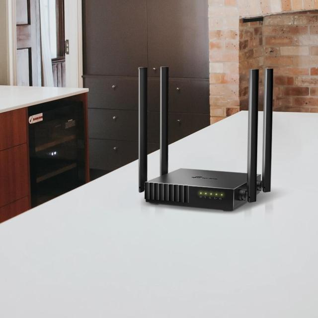 Рутер TP-Link Archer C54 AC1200, 1200Mbps, 2.4GHz (300 Mbps) / 5GHz (867 Mbps), Wireless AC, LAN 4 x 10/100, WAN 1 x 10/100