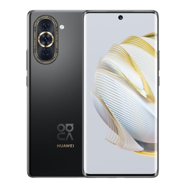 Мобилен телефон Huawei Nova 10 Starry Black, NCO-LX1, 6.67", 2400x1080,  Qualcomm Snapdragon 778G 4G, 8GB+128GB, CAM 50+8+2MP/60MP Fron Camera, 4000mAh, FPT, BT5.2, USB Type-C 2.0,  HMS, EMUI 12