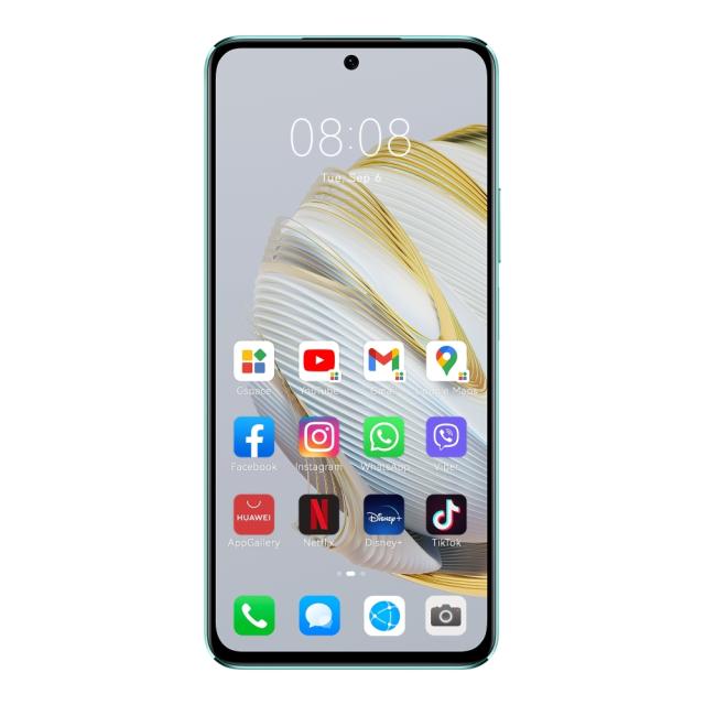 Мобилен телефон Huawei Nova 10 SE Green, BNE-LX1, 6.67", 2400x1080, Qualcomm Snapdragon 680 4G, 8GB, 128GB, Camera 108+8+2MP/ Front 16MP, 4500mAh, FPT, BT 5.0, USB Type-C 2.0, HMS, EMUI 12