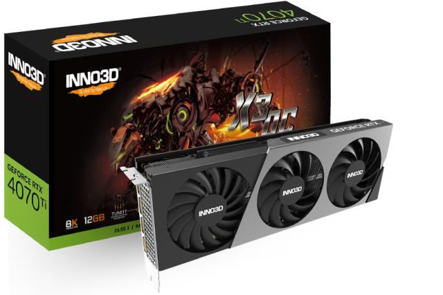 Видео карта Inno3D GeForce RTX 4070 Ti X3 OC