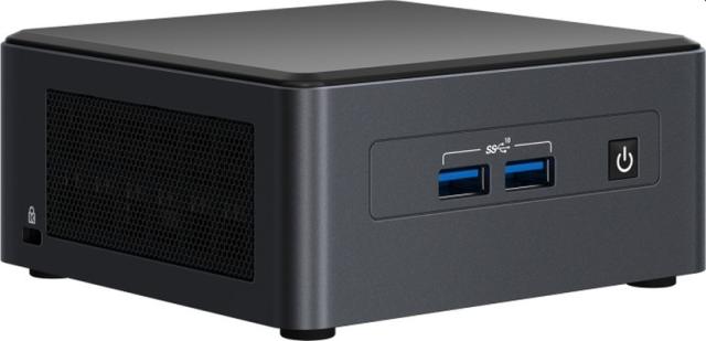 Kомпютър Barebone Intel NUC 11 Pro Kit NUC11TNHi70Z, Tiger Lake Intel Core i7-1165G7 4C (2.8/4.7 GHz), 2x SODIMM 260-pin, 2x M.2 Slot, LAN, Wi-Fi, Bluetooth, HDMI
