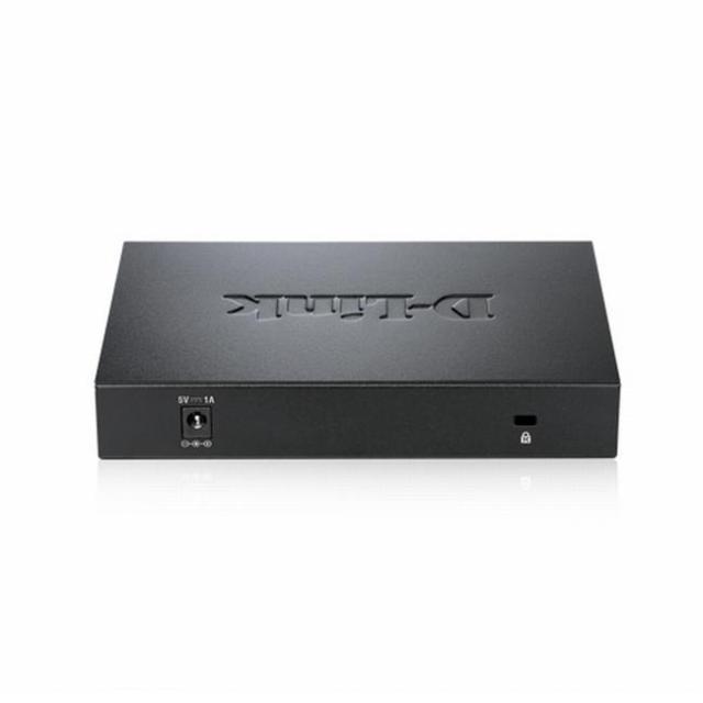 Суич D-Link DGS-108/E, 8 портов, 10/100/1000, Gigabit, метален корпус