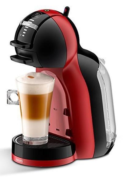 Кафемашина Krups KP120H31, Dolce Gusto MINI ME, Espresso machine, 1500W, 0.8l, 15 bar, black & cherry red