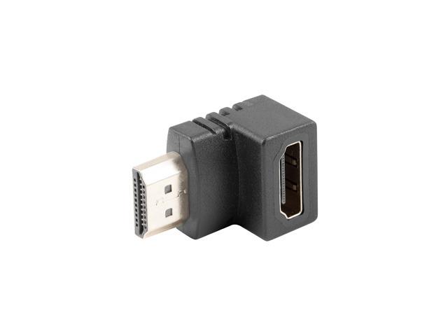 Адаптер Lanberg Adater HDMI(M)->HDMI(F) Adater Angled Down Black