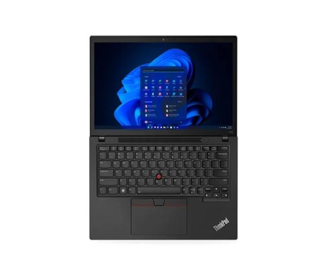 Лаптоп Lenovo ThinkPad X13 G3 Intel Core i5-1240P (up to 4.4GHz, 12MB), 16GB LPDDR5 4800MHz, 512GB SSD, 13.3" WUXGA (1920x1200) IPS AG, Intel Iris Xe Graphics, WLAN, BT, IR&1080p Cam, Backlit KB, SCR, FPR, Thunder Black, Win11 DG Win10Pro, 3Y Premier
