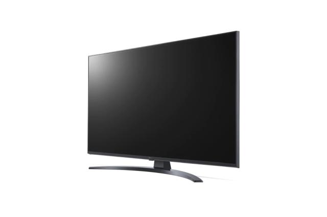 Телевизор LG 43UQ81003LB, 43" 4K IPS UltraHD TV 3840 x 2160, DVB-T2/C/S2, webOS Smart TV, ThinQ AI, Quad Core Processor 4K, WiFi 802.11ac, HDR10, HLG, ALLM / HGiG,  AI Sound, Voice Controll, Wi-Di, Miracast / AirPlay 2,  HDMI, CI, LAN, USB, Bluetooth