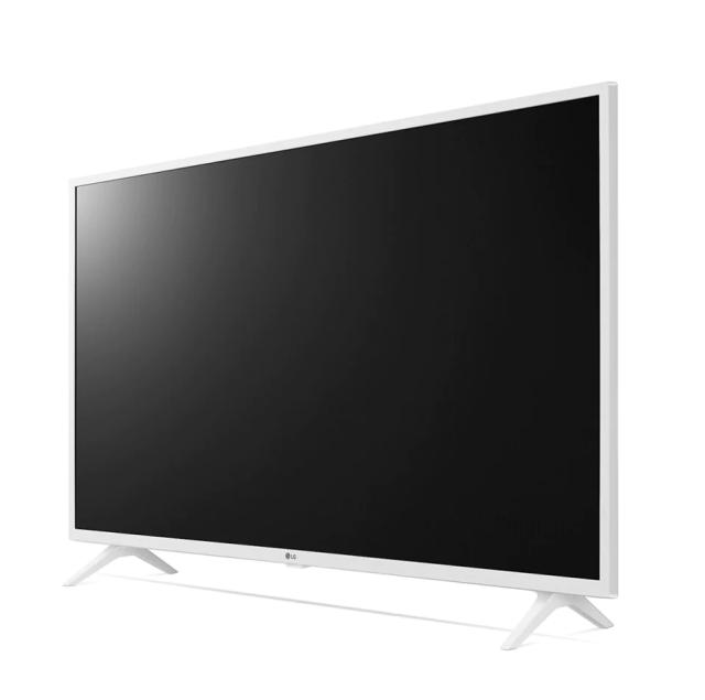 Телевизор LG 43UQ76903LE, 43" 4K IPS UltraHD TV 3840 x 2160, DVB-T2/C/S2, webOS Smart TV, ThinQ AI, a5 Gen5 AI Processor, WiFi 802.11ac, HDR10 Pro, HLG, AI Sound, Voice Controll, Miracast / AirPlay 2, HDMI, CI, LAN, USB, Bluetooth, 2 pole Stand, Whit