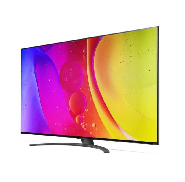 Телевизор LG 50NANO823QB, 50" 4K IPS HDR Smart Nano Cell TV, 3840x2160, DVB-T2/C/S2, ?5 Gen5 AI Processor, Active HDR ,HDR 10 PRO, webOS Smart TV, ThinQ AI, WiFi, Clear Voice, Bluetooth, Miracast / AirPlay, Two Pole stand, Black