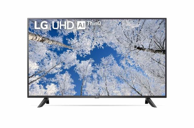 Телевизор LG 50UQ70003LB, 50" 4K IPS UltraHD TV 3840 x 2160, DVB-T2/C/S2, webOS Smart TV, ThinQ AI, Quad Core Processor 4K, WiFi 802.11ac, HDR10, HLG, AI Sound, Voice Controll, Miracast / AirPlay 2,  HDMI, CI, LAN, USB, Bluetooth, 2 pole Stand, Dark 