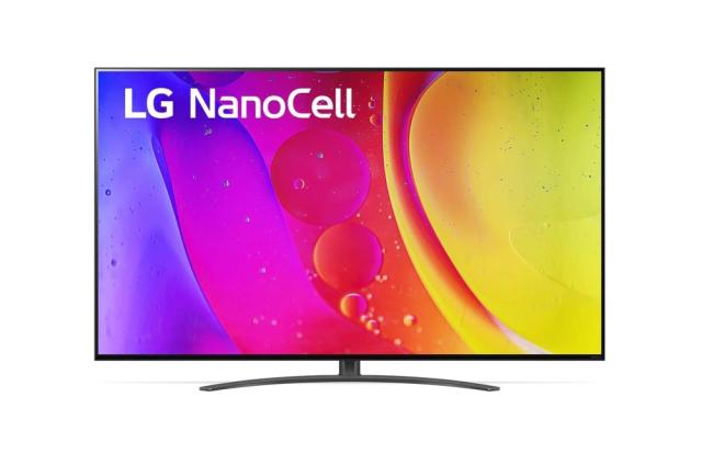 Телевизор LG 55NANO823QB, 55" 4K IPS HDR Smart Nano Cell TV, 3840x2160, DVB-T2/C/S2, a5 Gen5 AI Processor, Active HDR ,HDR 10 PRO, webOS Smart TV, ThinQ AI, WiFi, Clear Voice, Bluetooth, Miracast / AirPlay, Two Pole stand, Black