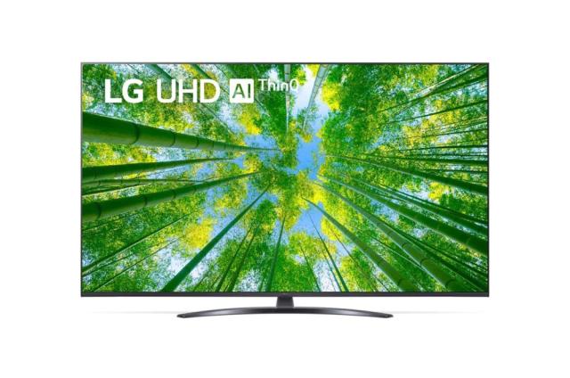 Телевизор LG 60UQ81003LB, 60" 4K IPS UltraHD TV 3840 x 2160, DVB-T2/C/S2, webOS Smart TV, ThinQ AI, Quad Core Processor 4K, WiFi 802.11ac, HDR10, HLG,  ALLM / HGiG, AI Sound, Voice Controll, Wi-Di, Miracast / AirPlay 2,  HDMI, CI, LAN, USB, Bluetooth