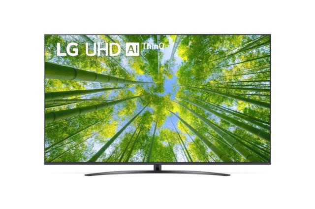 Телевизор LG 75UQ81003LB, 75" 4K UltraHD TV 3840 x 2160, DVB-T2/C/S2, webOS Smart TV, ThinQ AI, a5 Gen5 AI Processor, WiFi 802.11ac, HDR10 PRO, Miracast / AirPlay 2,  HDMI, CI, LAN, USB, Bluetooth ,Clear Voice Pro, Black
