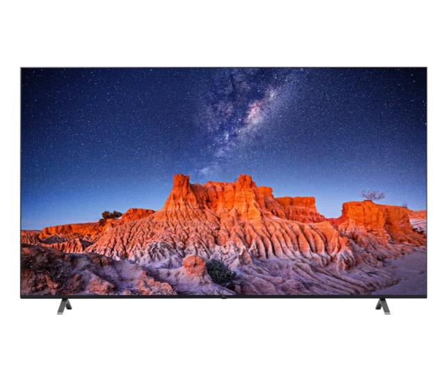 Телевизор LG 86UQ801C0LB, 86" 4K UltraHD TV, 3840x2160, a7 Gen5 AI Processor 4K, DVB-T2/C/S2, HLG, HDR 10 PRO, ThinQ AI, HGiG, WiFi, AI Sound, Bluetooth 5.0, Miracast / AirPlay2, One Pole stand, Black