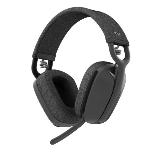 Слушалки Logitech Zone Vibe 100 Bluetooth/Wireless, микрофон, GRAPHITE