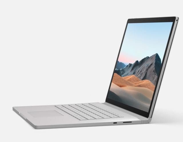 Лаптоп Microsoft Surface Book 3, Core i7-1065G7 (up to 3.90 GHz, 8MB), 15" (3240 x 2160) PixelSense Display, NVIDIA GeForce GTX 1660 Ti Max-Q Design, 16GB RAM, 256GB PCIe SSD, Windows 10 Home, Silver+Microsoft Modern USB-C Speaker Black+Microsoft Sur