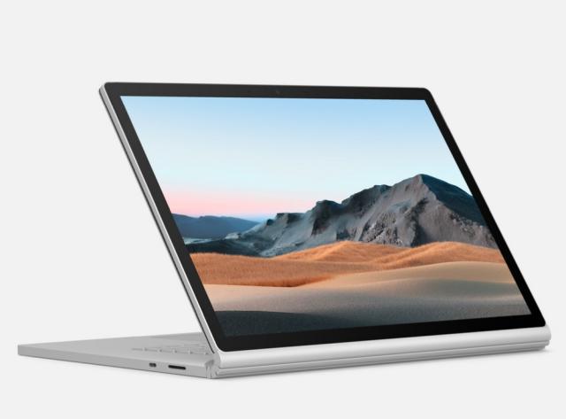 Лаптоп Microsoft Surface Book 3, Core i7-1065G7 (up to 3.90 GHz, 8MB), 15" (3240 x 2160) PixelSense Display, NVIDIA GeForce GTX 1660 Ti Max-Q Design, 16GB RAM, 256GB PCIe SSD, Windows 10 Home, Silver+Microsoft Modern USB-C Speaker Black+Microsoft Sur