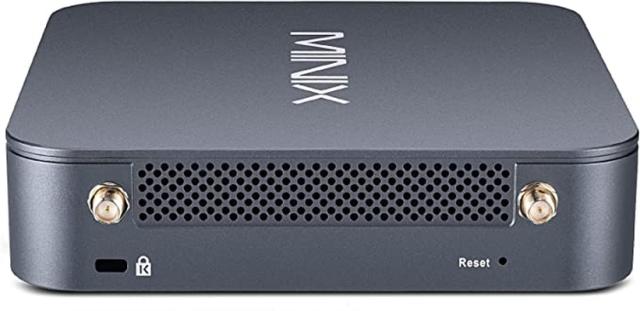 Настолен компютър MiniX NEO J51-C8, Intel Celeron N5105 4C (2.00 GHz, 4MB cache), 8GB DDR4 SoDIMM, 512 GB SSD M.2 NVMe, Dual RJ-45, Wi-Fi+BT, HDMI, miniDP, USB Type-C, Windows 11 Pro