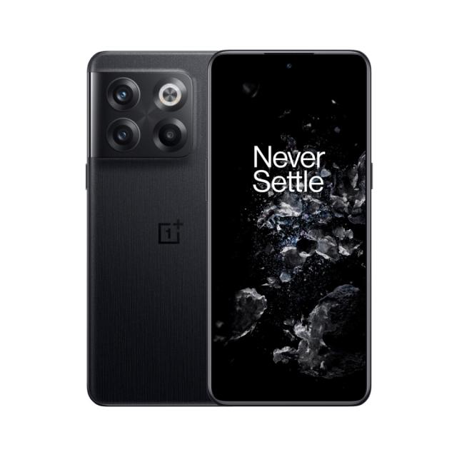 Мобилен телефон OnePlus 10T 5G CPH2415, 8GB RAM, 128GB, 8 Core Snapdragon 8+ Gen 1, 6,70" 120Hz AMOLED 2412x1080 LTPS, IMX766 50MP + OV08D 8MP + 2MP OIS, S5K3P9 16MP Selfie, 4800mAh, Dual SIM, Android 12, Moonstone Black