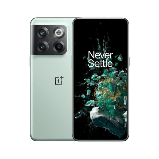 Мобилен телефон OnePlus 10T 5G CPH2415, 8GB RAM, 128GB, 8 Core Snapdragon 8+ Gen 1, 6,70" 120Hz AMOLED 2412x1080 LTPS, IMX766 50MP + OV08D 8MP + 2MP OIS, S5K3P9 16MP Selfie, 4800mAh, Dual SIM, Android 12, Jade Green
