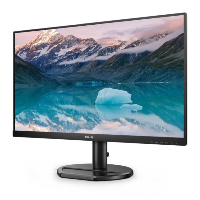 Монитор Philips 242S9AL, 23.8" VA WLED, 1920x1080@75Hz, 4ms GtG, 300cd m/2, 3000:1, DCR 50M:1, Adaptive sync, FlickerFree, Low Blue Light, 2Wx2, Tilt, D-SUB, DVI, HDMI