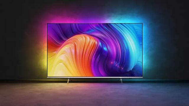 Телевизор Philips 58PUS8507/12, 58" UHD 4K LED 3840x2160, DVB-T/T2/T2-HD/C/S/S2, Ambilight 3, HDR10+, HLG, Android 11, Dolby Vision, Dolby Atmos, Pixel Precise UHD, 60Hz, BT 5.0, HDMI 2.1 VRR, ARC, USB, Cl+, 802.11n, Lan, 20W RMS, Borderless design, 