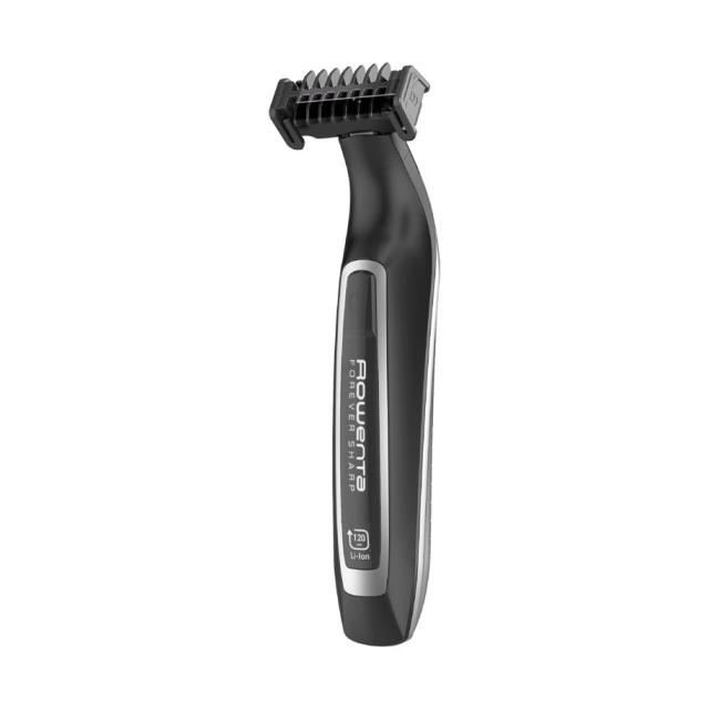 Машинка за подстригване Rowenta TN6000F5,  Hybrid Forever Sharp black, beard, waterproof 3-in-1, self-sharpening blades, 100% stainless steel, 120min autonomy, charging time 1h30min, 3 combs, cleaning brush & oil