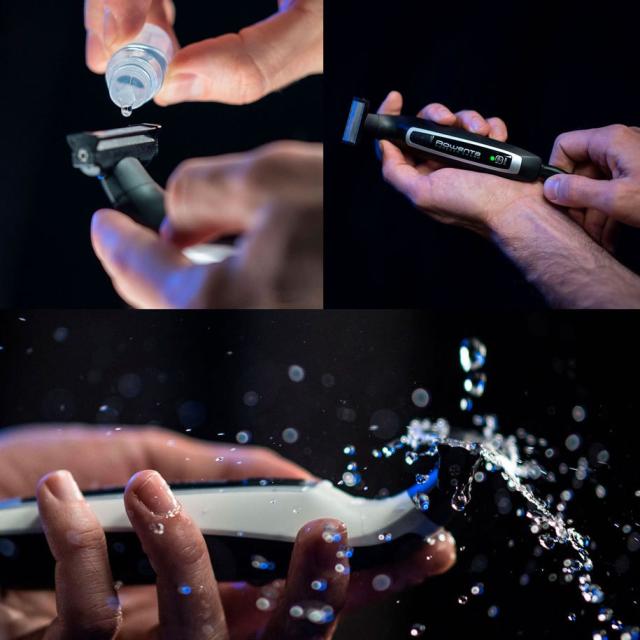 Машинка за подстригване Rowenta TN6000F5,  Hybrid Forever Sharp black, beard, waterproof 3-in-1, self-sharpening blades, 100% stainless steel, 120min autonomy, charging time 1h30min, 3 combs, cleaning brush & oil