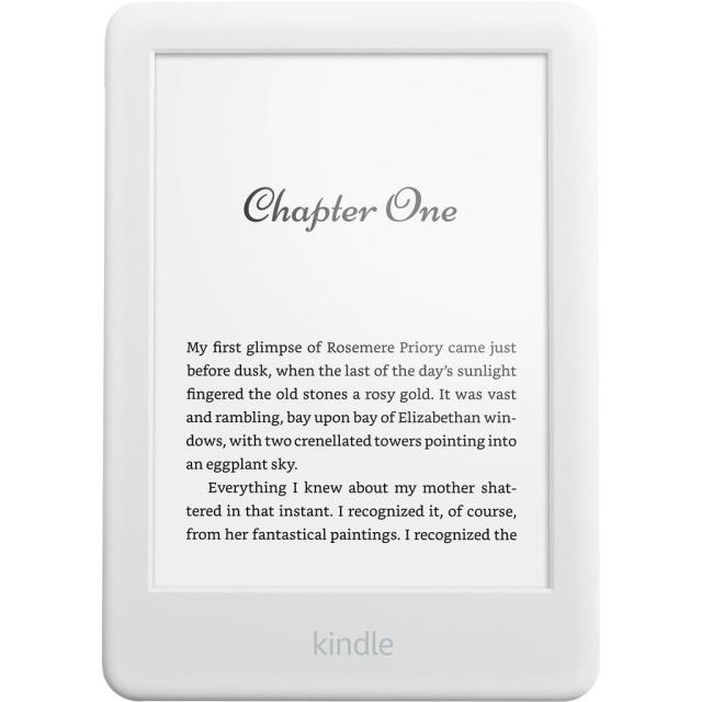 eBook четец Kindle 2019, 6", 8GB, WiFi, 10 генерация, Bluetooth, Бял