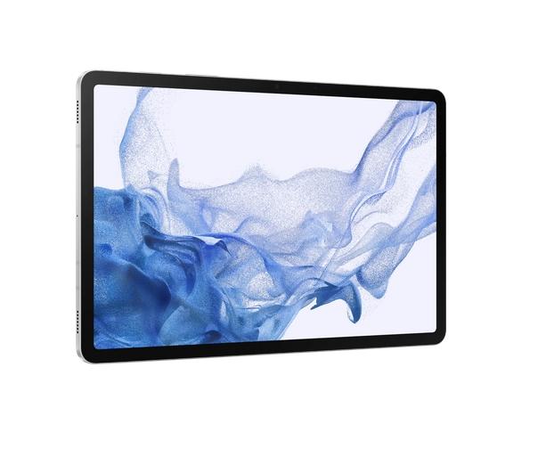 Таблет Samsung SM-X706 TAB S8 5G 11", 2560 x 1600 TFT, HDR10+, 120Hz, 128 GB, Octa-Core (1x3.00 GHz, 3x2.5 GHz, 4x1.8GHz), 8 GB RAM , 4xAKG Tuned Speakers, Bluetooth 5.2, 13 MP, 6 MP + 12 MP Selfie, 8000 mAh, Android 12, Silver