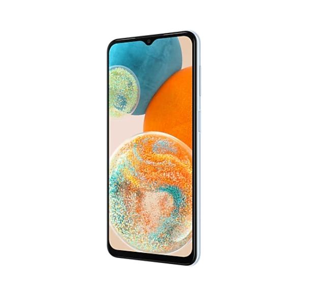 Мобилен телефон Samsung SM-A236 GALAXY A23 5G 128 GB, Octa-Core (4x2.4 GHz, 4x1.9 GHz), 4 GB RAM, 6.6" 1080x2408 90 Hz, 50.0 MP + 5.0 MP + 2.0 MP + 2.0 MP + 8.0 Selfie, 5000 mAh, Dual SIM, Light Blue