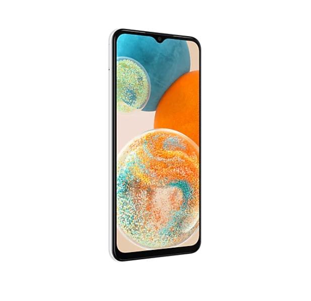 Мобилен телефон Samsung SM-A236 GALAXY A23 5G 64 GB, Octa-Core (2x2.2 GHz, 6x1.7 GHz), 4 GB RAM, 6.6" 1080x2408 120 Hz, 50.0 MP + 5.0 MP + 2.0 MP + 2.0 MP + 8.0 MP Selfie, 5000 mAh, Dual SIM, White