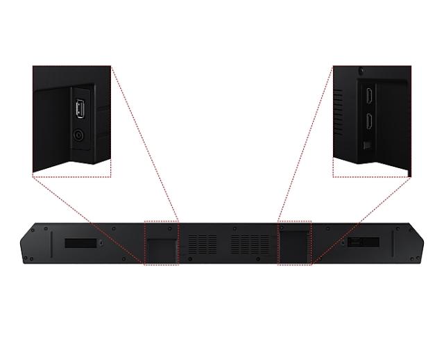 Аудио система Samsung HW-Q60B Soundbar 3.1, 340W, Subwoofer Wireless, Dolby, DTS:X, Black