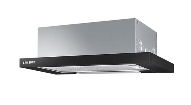Аспиратор Samsung NK24M1030IB/UR, Hood with washable aluminum filter,  60cm, Energy Efficiency Class C, Number of Motors - 1, Noise Level - 71 dBA, Type of controls - Push button, Black