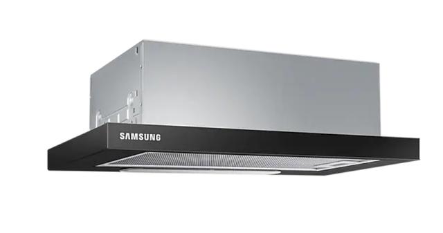 Аспиратор Samsung NK24M1030IB/UR, Hood with washable aluminum filter,  60cm, Energy Efficiency Class C, Number of Motors - 1, Noise Level - 71 dBA, Type of controls - Push button, Black