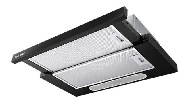 Аспиратор Samsung NK24M1030IB/UR, Hood with washable aluminum filter,  60cm, Energy Efficiency Class C, Number of Motors - 1, Noise Level - 71 dBA, Type of controls - Push button, Black
