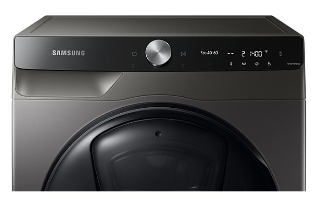 Пералня Samsung WW90T754DBX/S7,  Washing Machine, 9kg, 1400 rpm,  Energy Efficiency A, Add Wash, Eco Bubble, QuickDrive, Super Speed,Hygiene Steam, VRT Plus, Drum Clean, AI Control, Spin Efficiency B, Inox
