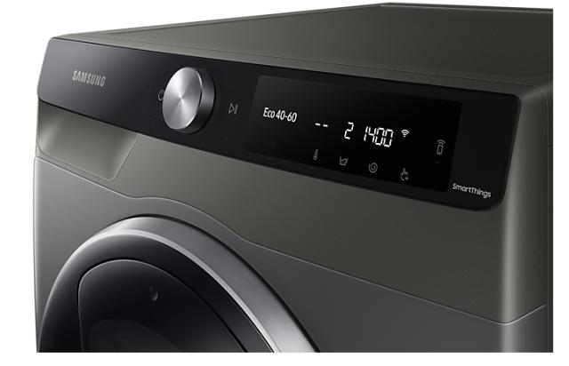 Пералня Samsung WW90T654DLX/S7,  Washing Machine, 9kg, 1600 rpm,  Energy Efficiency A, Add Wash, Eco Bubble, Steam Hygiene, Drum Clean, AI Control, Spin Efficiency B, Inox