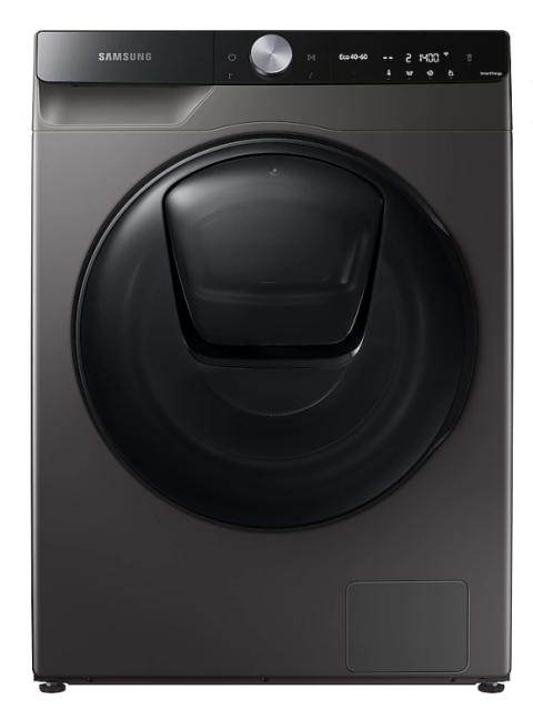 Пералня със сушилня Samsung WD90T754DBX/S7, Washing Machine/Dryer, 9/6 kg, 1400rpm, Energy Efficiency B/E, Spin Efficiency B, Add Wash, Eco Bubble, Bubble Soak, QuickDrive, Air Wash, Hygiene Steam, AI Control, Platinum Silver,Black door