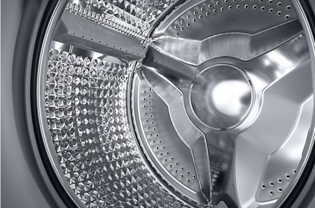 Пералня със сушилня Samsung WD90T754DBX/S7, Washing Machine/Dryer, 9/6 kg, 1400rpm, Energy Efficiency B/E, Spin Efficiency B, Add Wash, Eco Bubble, Bubble Soak, QuickDrive, Air Wash, Hygiene Steam, AI Control, Platinum Silver,Black door