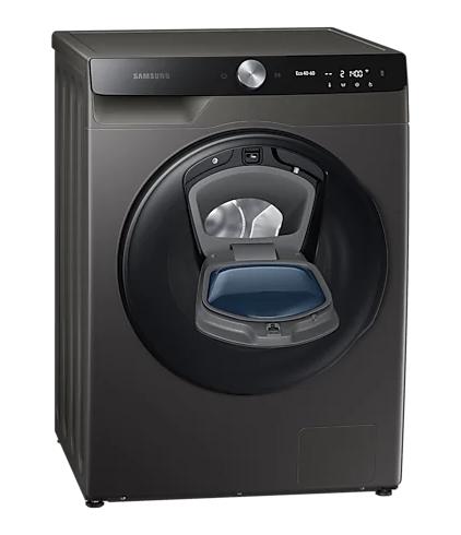 Пералня със сушилня Samsung WD90T754DBX/S7, Washing Machine/Dryer, 9/6 kg, 1400rpm, Energy Efficiency B/E, Spin Efficiency B, Add Wash, Eco Bubble, Bubble Soak, QuickDrive, Air Wash, Hygiene Steam, AI Control, Platinum Silver,Black door