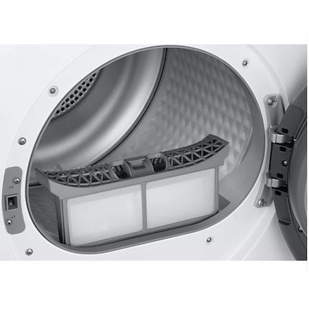 Сушилня Samsung DV90TA240AE/LE, Tumble Dryer with Heat Pump technology, 9kg, A+++, Wrinkle prevention, OptimalDry, Quick Dry, Smart Check, White