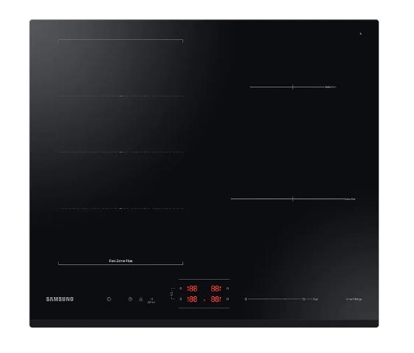Керамичен плот Samsung NZ64B6056GK/U2, Induction Cooktop, Flex Zone Plus and Wi-Fi, LED Display