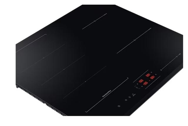 Керамичен плот Samsung NZ64B6056GK/U2, Induction Cooktop, Flex Zone Plus and Wi-Fi, LED Display