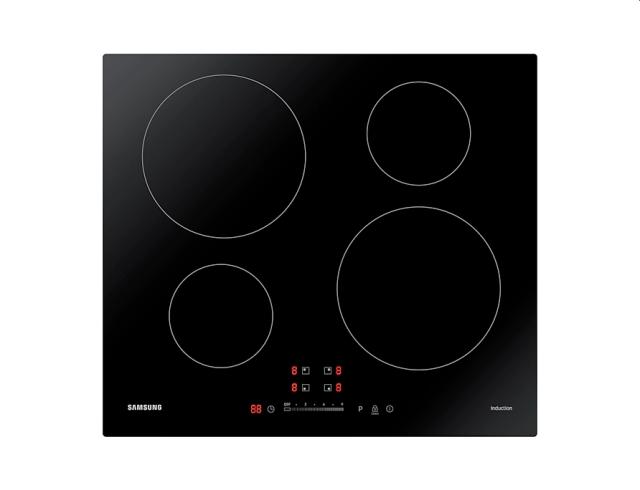 Керамичен плот Samsung NZ64M3707AK/OL, Induction hob, Intuitive temperature controller, Quick stop function, Power boost function, Residual heat indicator, LED Display