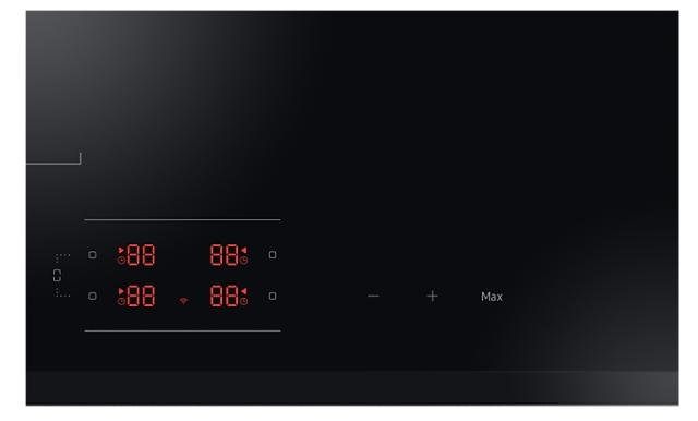 Керамичен плот Samsung NZ64B5045GK/U2, Induction Cooktop, Flex Zone Plus and Wi-Fi, LED Display