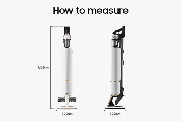 Прахосмукачка Samsung VS20A95823W/GE, Wireless vacuum cleaner with All-in-one Clean Station, Bespoke Jet One Pet, Suction power 210W, Dual Brush, Pet Brush, Black chrome/Cloudy white