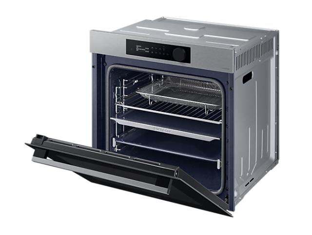 Фурна Samsung NV7B5645TAS/U2, Built-in oven with Dual Cook and Natural Steam, Bespoke Design, Air Sous Vide Function, 76 l, Class A+, SmartThings App, WiFi, Stainless steel